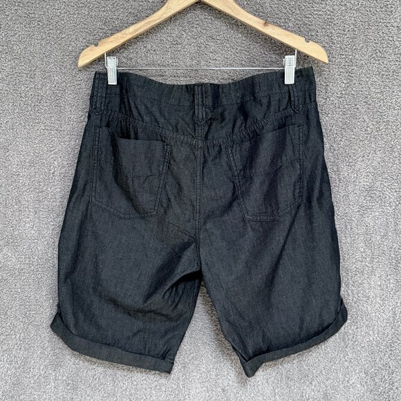 Banana Republic Chambray Denim 12" Bermuda Shorts - Picture 2 of 5